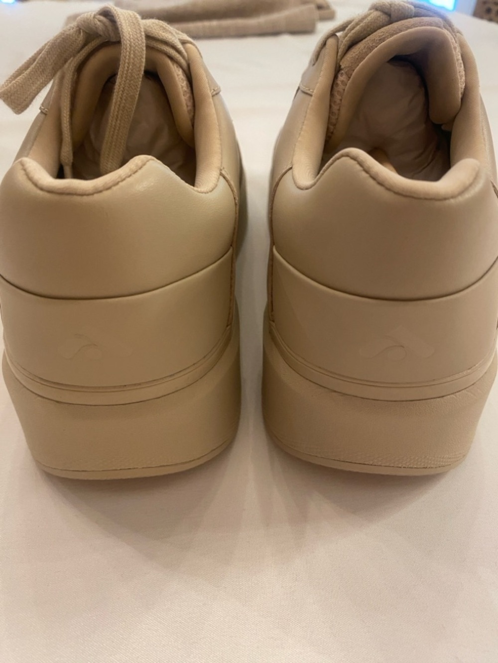 Fitflop Women’s Biege Tan Rally Evo Leather Sneaker New size 10 - Picture 9 of 10